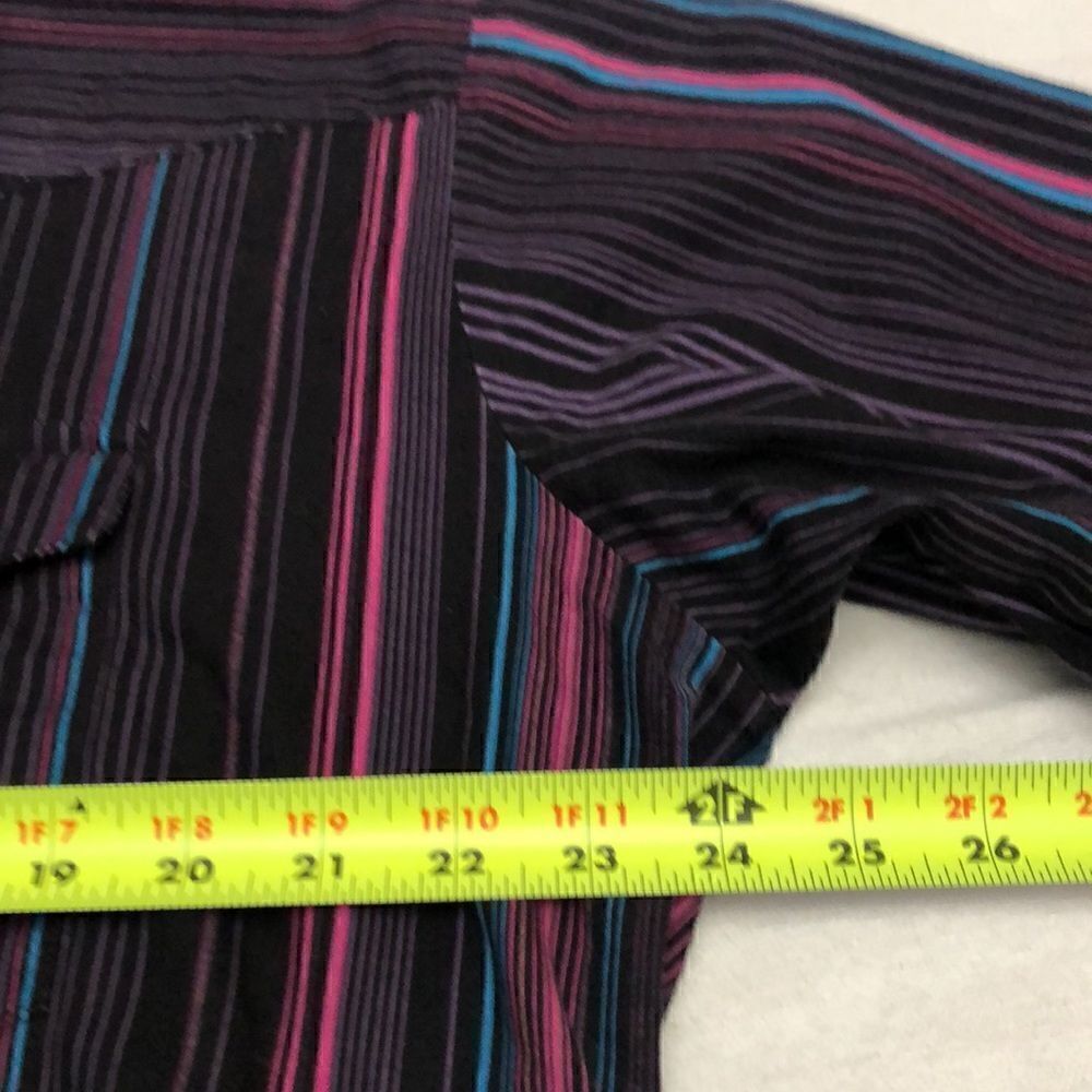 Vintage panhandle slim fit mens long sleeve. Western stripe size 17X35 - Picture 9 of 10